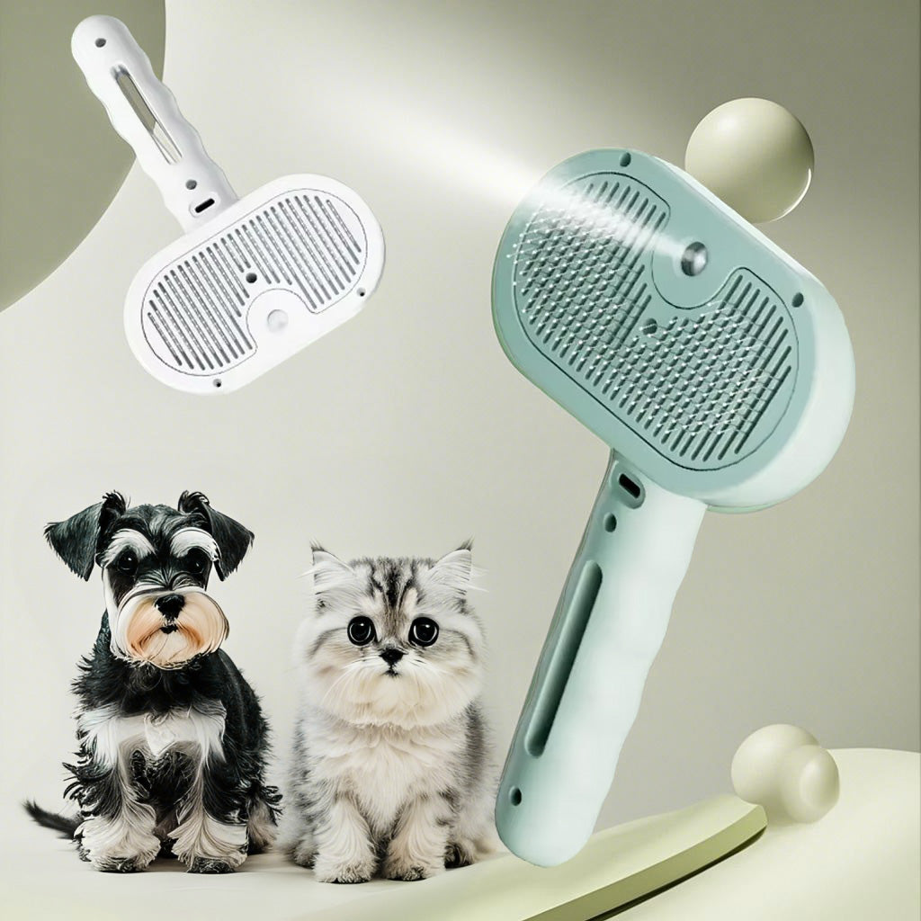 2-in-1 Pet Spray Grooming & Hair Removal Brushumidifier Comb Pet Supplies