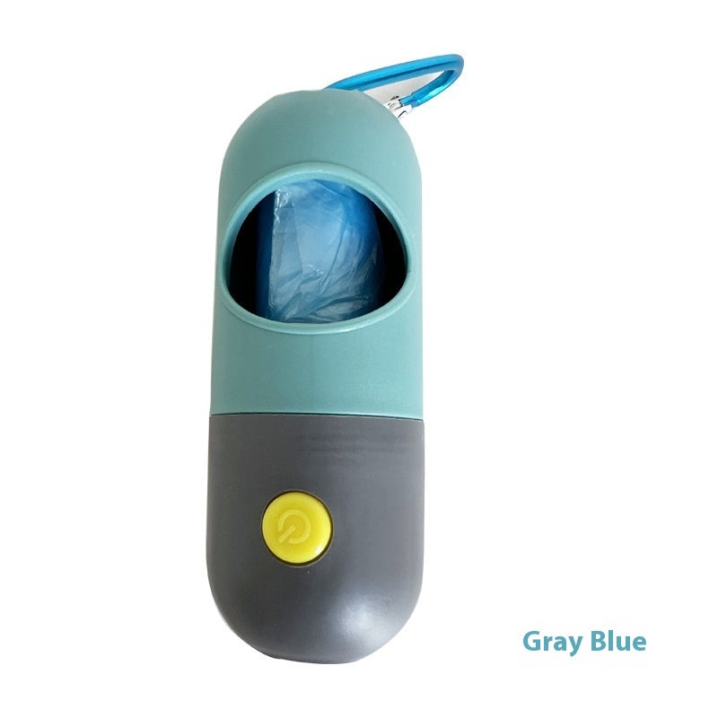 Dog Waste Bag Dispenser with LED Light – Night Walk Essential