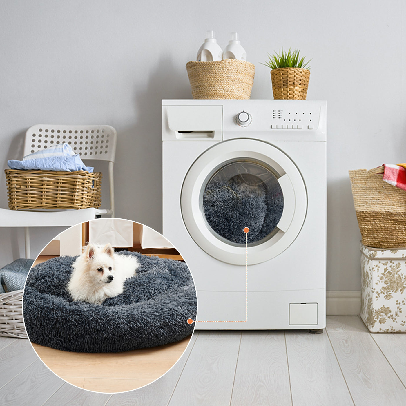 Calming Donut Pet Bed