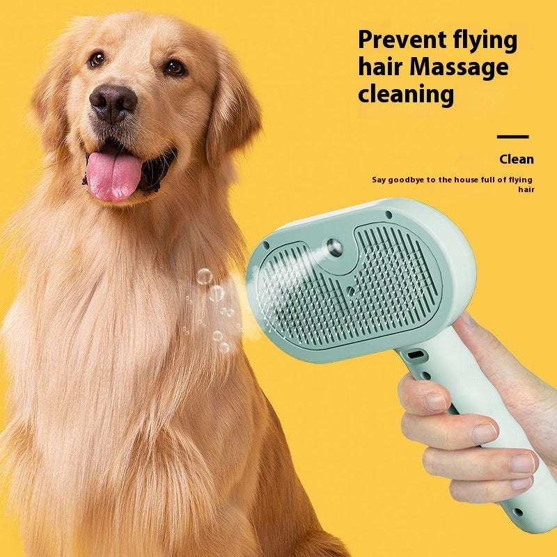 2-in-1 Pet Spray Grooming & Hair Removal Brushumidifier Comb Pet Supplies
