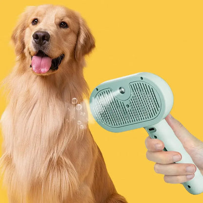 2-in-1 Pet Spray Grooming & Hair Removal Brushumidifier Comb Pet Supplies