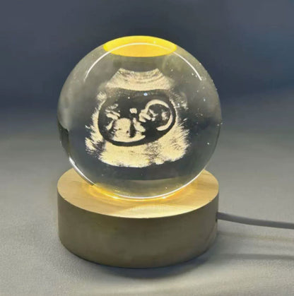 Creative Glowing Crystal Night Light Ornament
