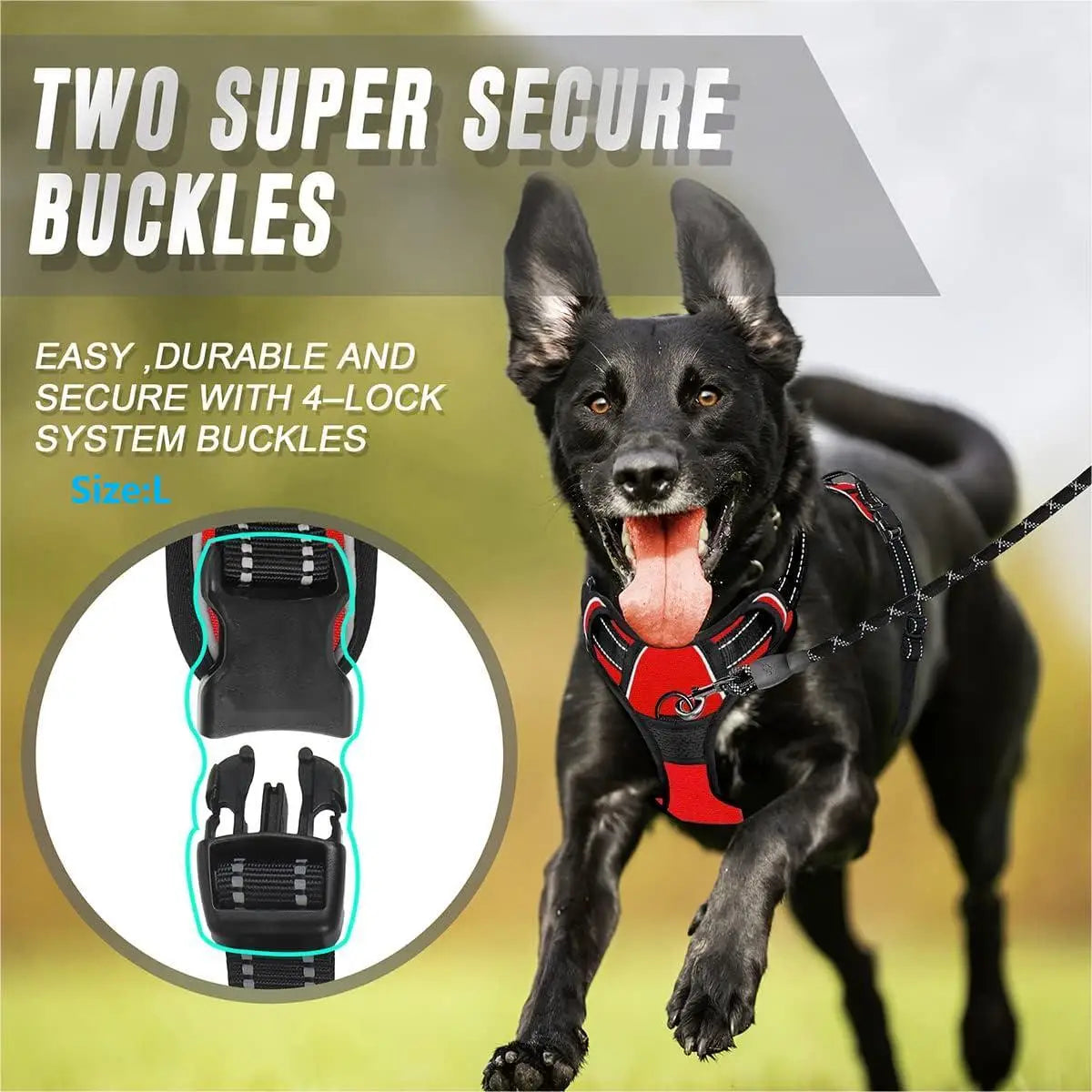 No-Pull Dog Harness with Control Handle