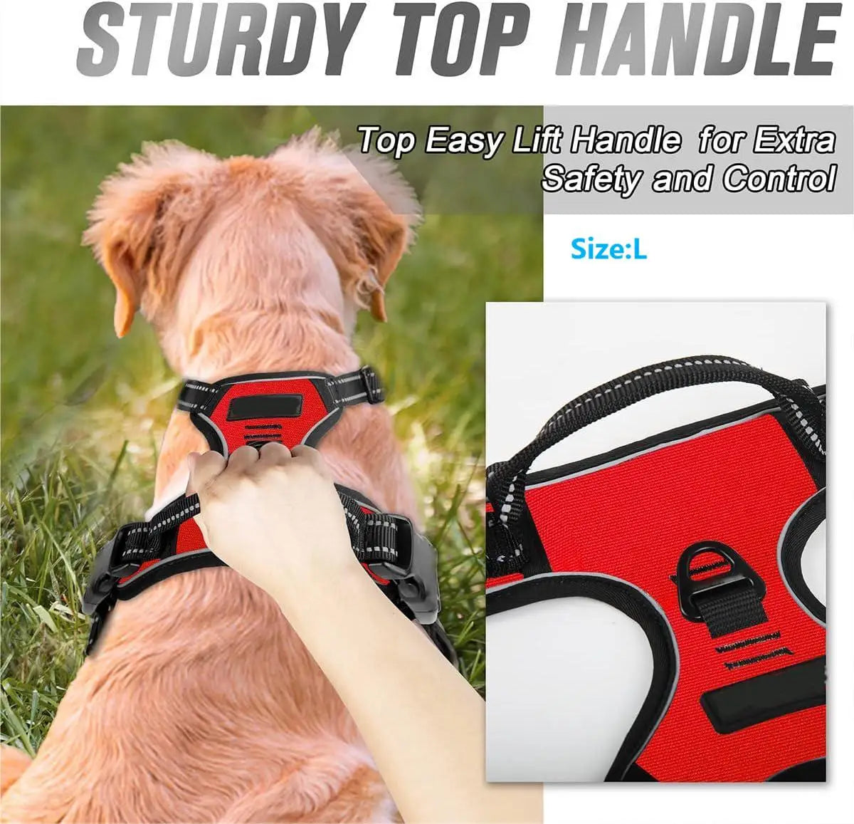 No-Pull Dog Harness with Control Handle