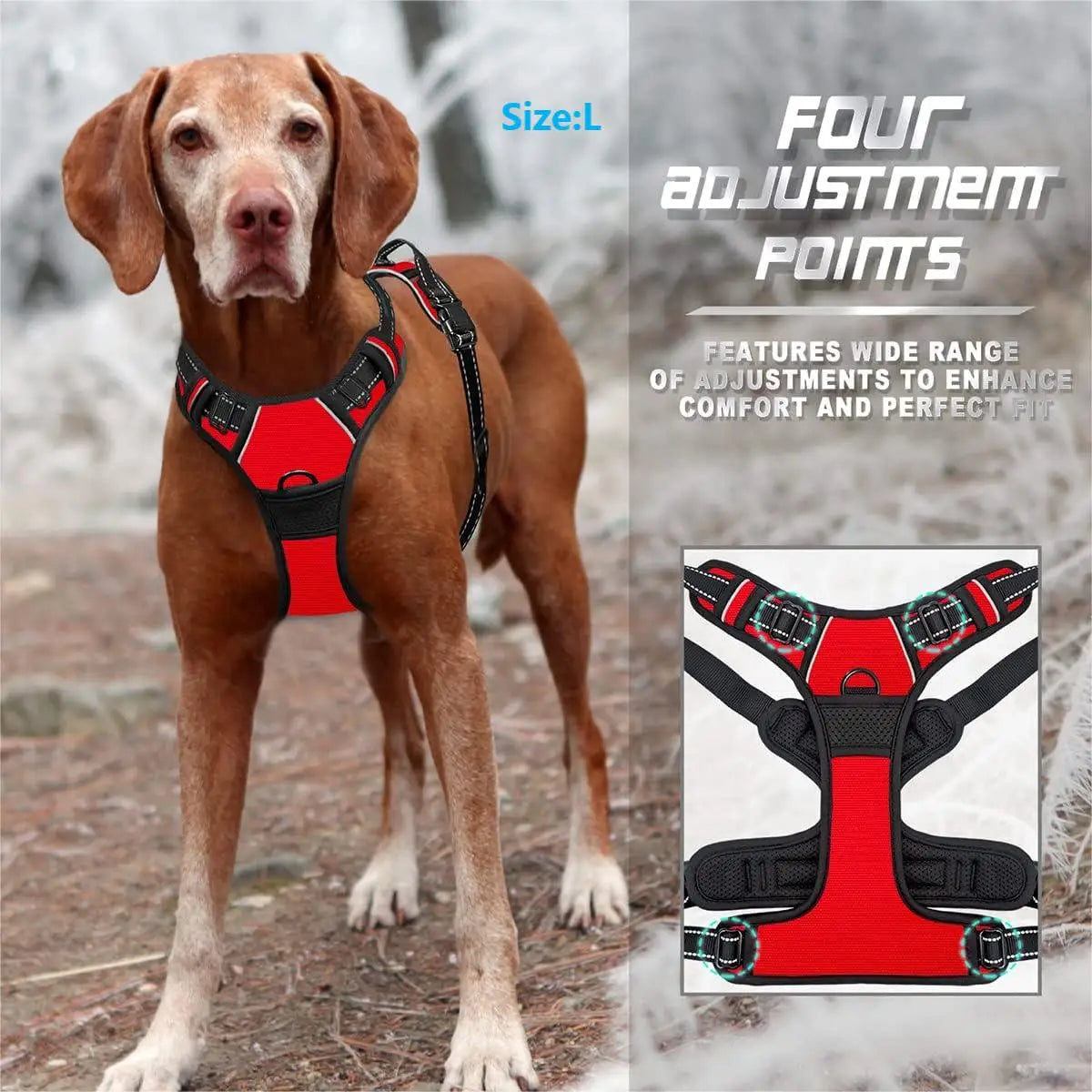 No-Pull Dog Harness with Control Handle