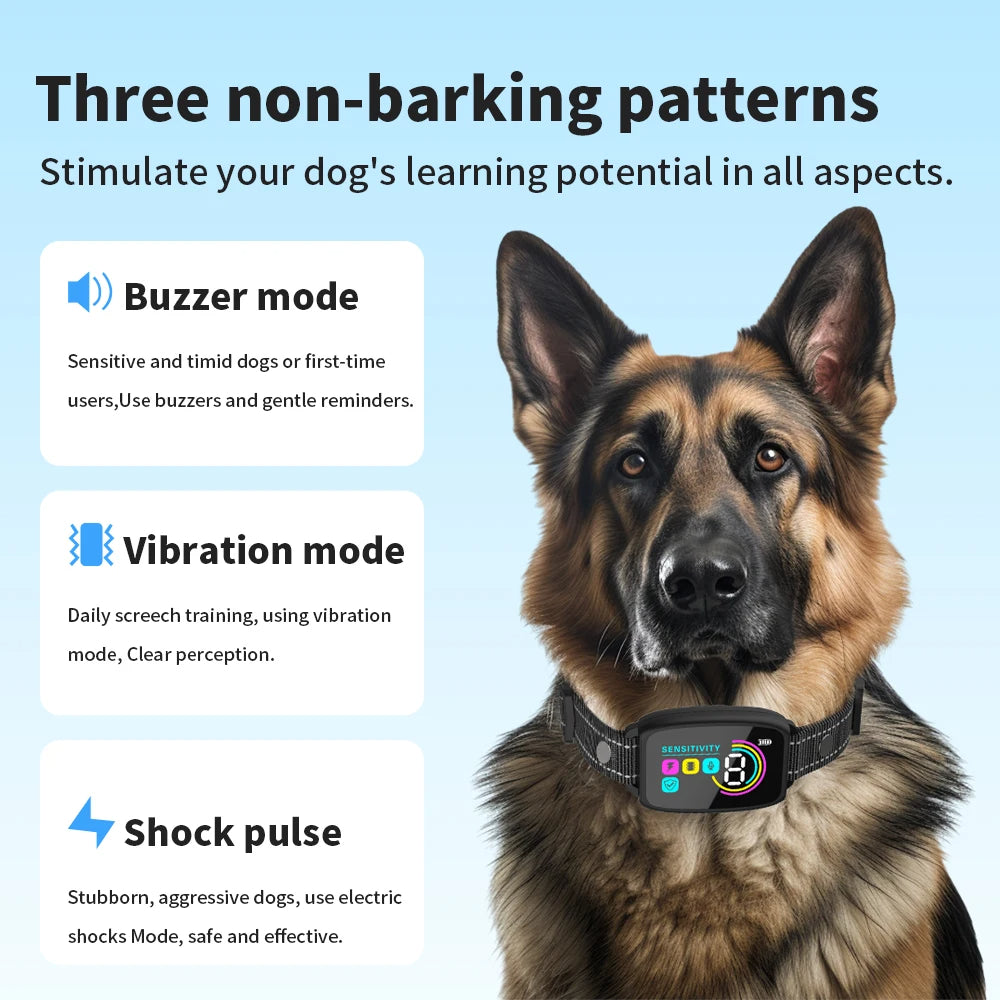 Smart Dog Training Collar – Rechargeable Anti-Bark Control