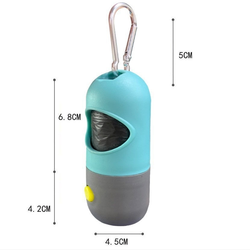 Dog Waste Bag Dispenser with LED Light – Night Walk Essential