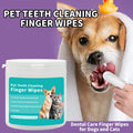 Pet Cleaning Wipes & Finger Toothbrush Set – Ear & Teeth Care